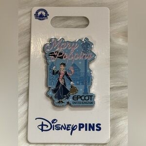 Disney Parks Epcot World Showcase Pin UK United Kingdom Mary Poppins